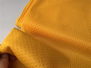 Sportsjersey - solgul med huller